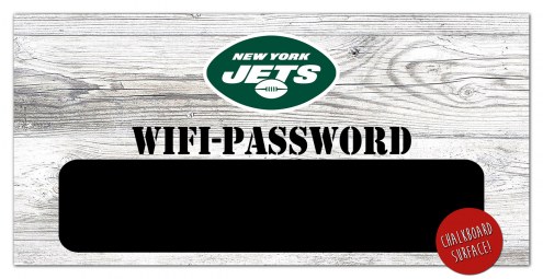 New York Jets 6&quot; x 12&quot; Wifi Password Sign