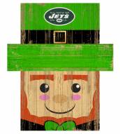 New York Jets 6" x 5" Leprechaun Head