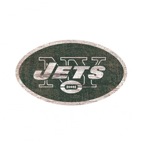 New York Jets 8&quot; Team Logo Cutout Sign