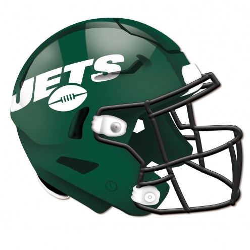 New York Jets Authentic Helmet Cutout Sign