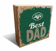 New York Jets Best Dad 6" x 6" Block