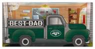 New York Jets Best Dad Truck 6" x 12" Sign