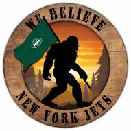 New York Jets Bigfoot 12" Circle Sign
