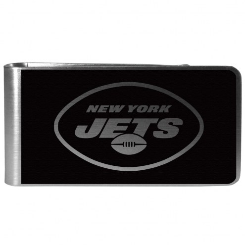 New York Jets Black and Steel Money Clip