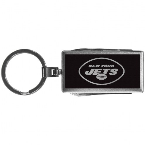 New York Jets Black Multi-tool Key Chain