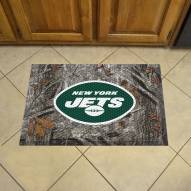 New York Jets Camo Scraper Door Mat