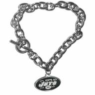 New York Jets Charm Chain Bracelet