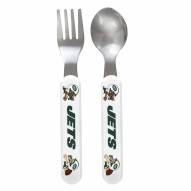 New York Jets Children's Fork & Spoon Set