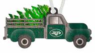 New York Jets Christmas Truck Ornament