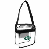 New York Jets Clear Crossbody Carry-All Bag