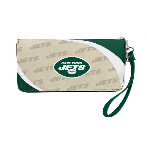 New York Jets Curve Zip Organizer Wallet