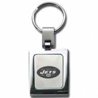 New York Jets Etched Key Chain