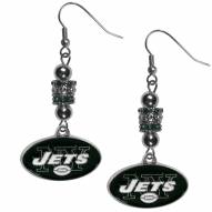 New York Jets Euro Bead Earrings