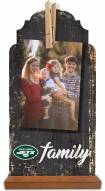 New York Jets Family Tabletop Clothespin Picture Holder