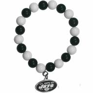 New York Jets Fan Bead Bracelet