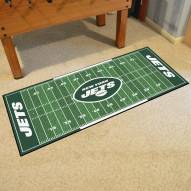 New York Jets Football Field Runner Rug