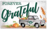 New York Jets Forever Grateful 11" x 19" Sign