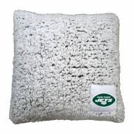 New York Jets Frosty Throw Pillow