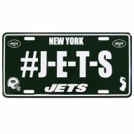 New York Jets Hashtag License Plate