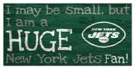 New York Jets Huge Fan 6" x 12" Sign