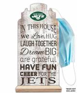 New York Jets In This House Mask Holder
