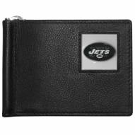 New York Jets Leather Bill Clip Wallet