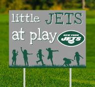 New York Jets Little Fans at Play 2-Sided Yard Sign