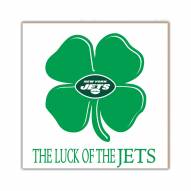 New York Jets Luck of the Team 10" x 10" Sign