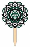 New York Jets Mandala Yard Stake