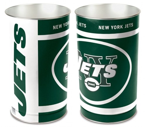 New York Jets Metal Wastebasket
