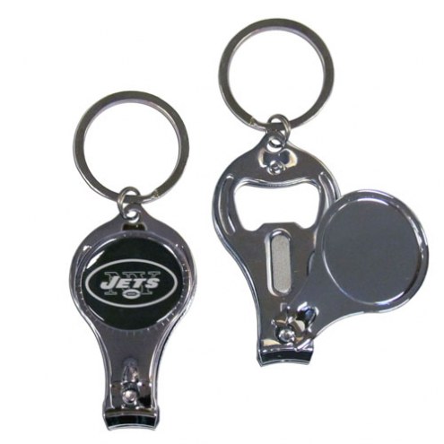 New York Jets Nail Care/Bottle Opener Key Chain