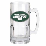 New York Jets NFL 1 Liter Glass Macho Mug