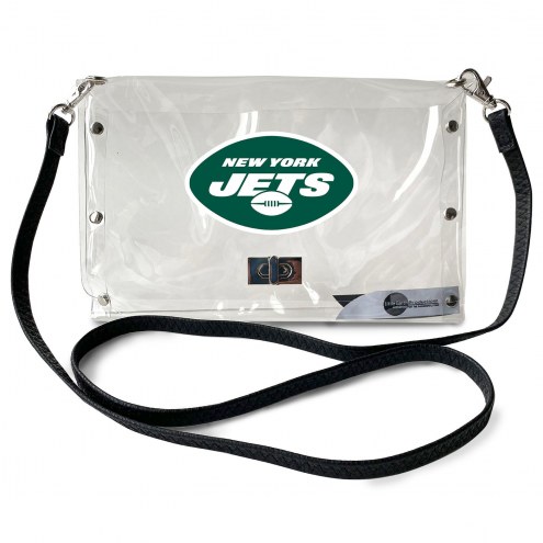 New York Jets Clear Envelope Purse