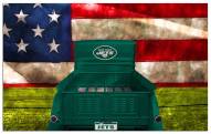 New York Jets Patriotic Retro Truck 11" x 19" Sign