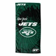 New York Jets Pyschedelic Beach Towel