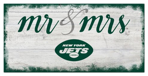 New York Jets Script Mr. & Mrs. Sign