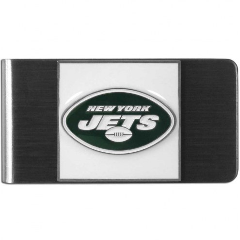 New York Jets Steel Money Clip