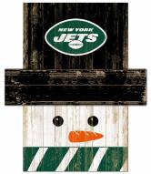 New York Jets Snowman Head Sign