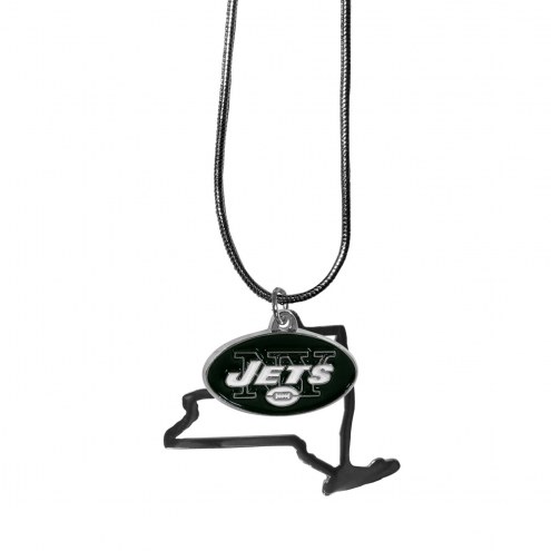 New York Jets State Charm Necklace