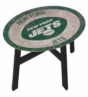 New York Jets Team Color Side Table