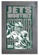 New York Jets Team Monthly 11" x 19" Framed Sign
