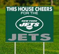 New York Jets This House Cheers for Yard Sign