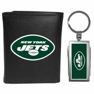 New York Jets Tri-fold Wallet & Multitool Key Chain