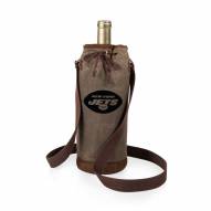 New York Jets Waxed Canvas Wine Tote