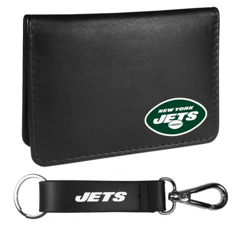 New York Jets Weekend Bi-fold Wallet & Strap Key Chain