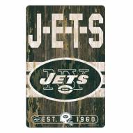 New York Jets Slogan Wood Sign