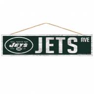 New York Jets Wood Avenue Sign