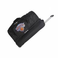 New York Knicks 27" Drop Bottom Wheeled Duffle Bag