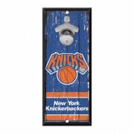 New York Knicks Wood Bottle Opener