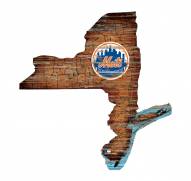 New York Mets 12" Roadmap State Sign